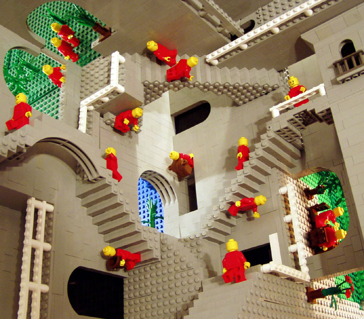 Lego Escher di Andrew Lipson
